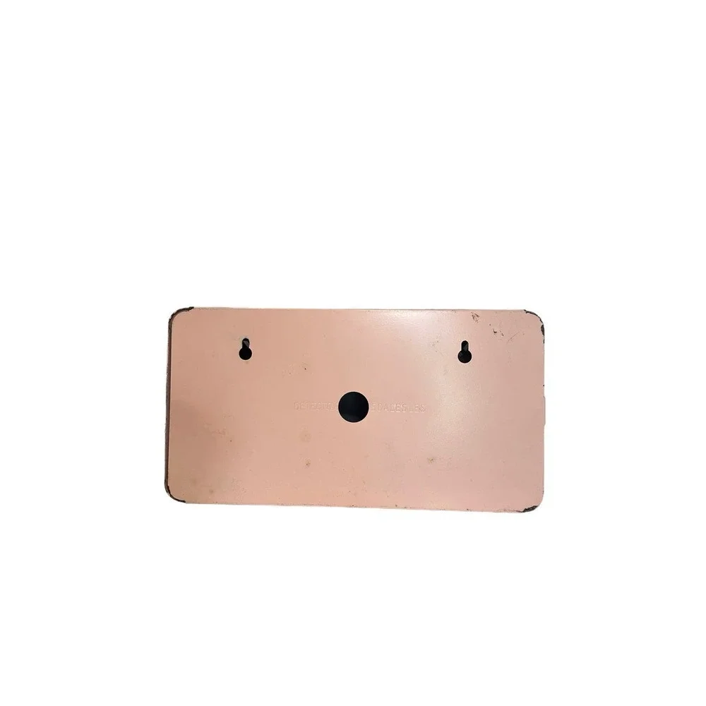 Vintage Detecto metal light pink tissue holder